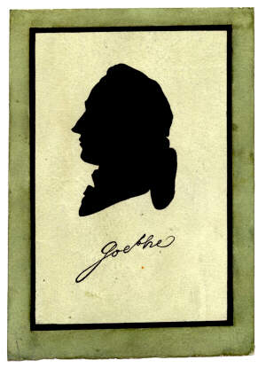 Getuschte Silhouette